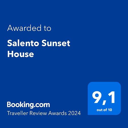 プルサーノ Salento Sunset Houseヴィラ エクステリア 写真